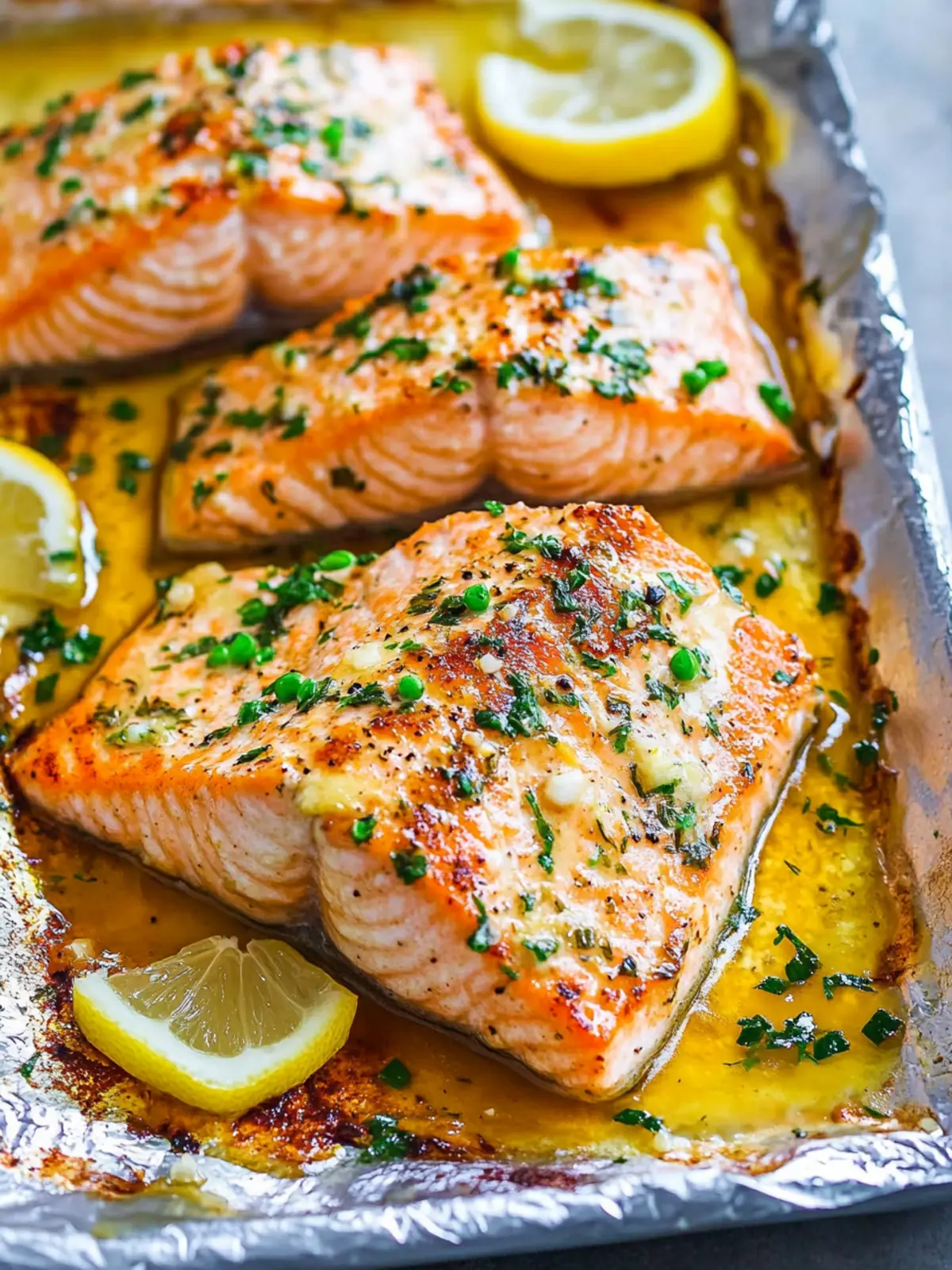 Sheet Pan Lemon Garlic Butter Salmon in 30 Minutes or Less 2 Sheet Pan Lemon Garlic Butter Salmon