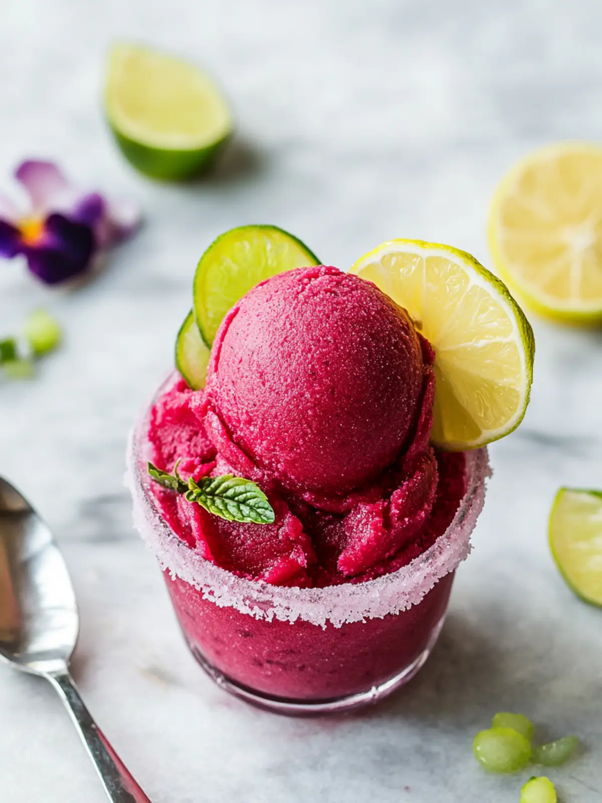 Hibiscus Margarita Sorbet: Your Ultimate Summer Chill Treat 5 Hibiscus Margarita Sorbet