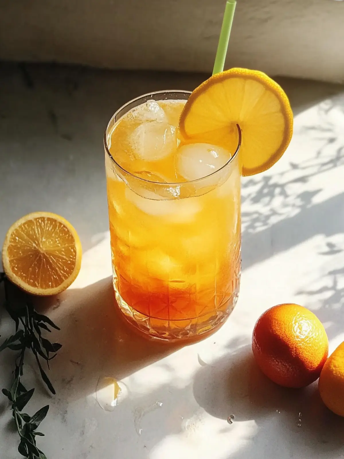 Golden Glow: Refreshing Cinderella Mocktail for All Occasions 3 Golden Glow