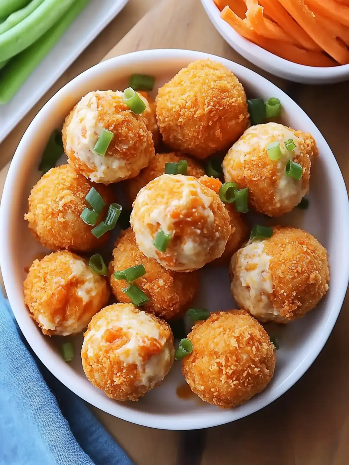 Buffalo Chicken Dip Balls