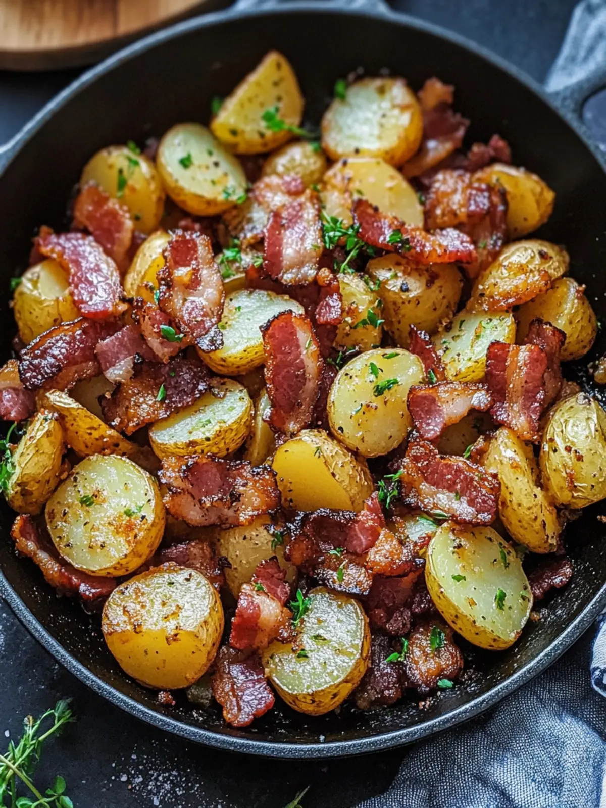 Irish Bacon Potato Skillet
