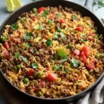 Classic Ground Beef and Rice Skillet: A Family Favorite Dish 6 Classic Ground Beef and Rice Skillet