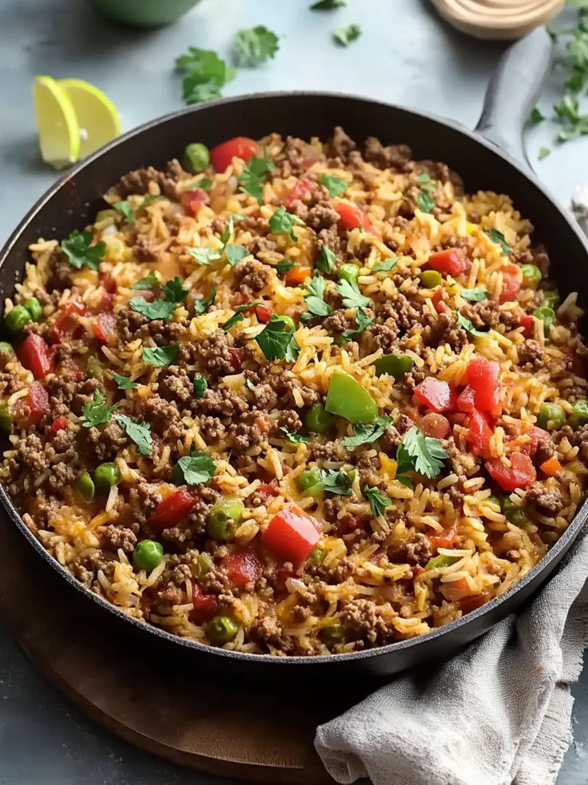 Classic Ground Beef and Rice Skillet: A Family Favorite Dish 5 Classic Ground Beef and Rice Skillet