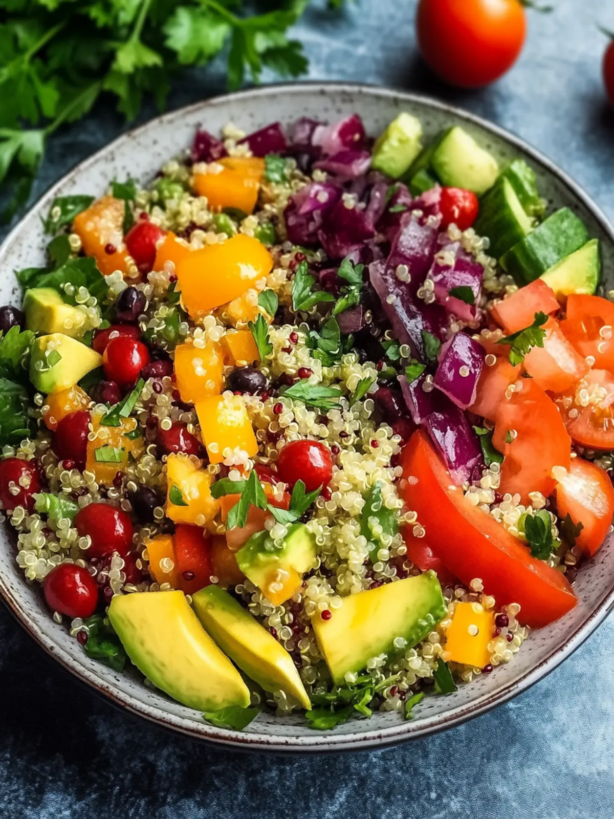 Vibrant Rainbow Quinoa Salad for a Fresh Meal Prep Boost 2 Rainbow Quinoa Salad