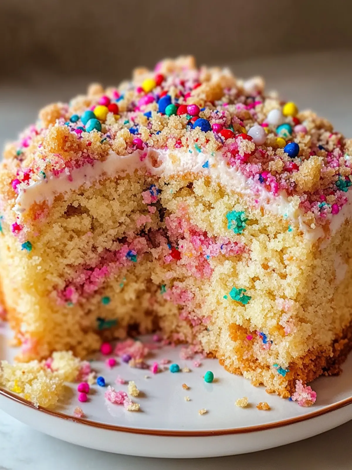 Double Funfetti Crumb Cake: Celebrate Every Day with Joy 5 Double Funfetti Crumb Cake