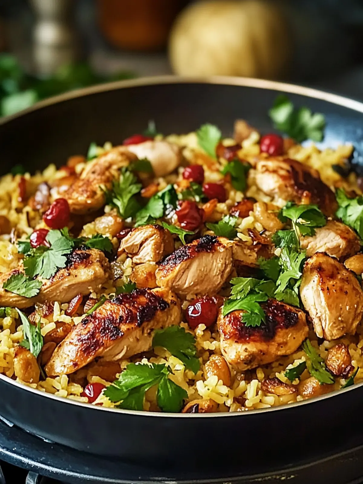 Persian-Style Chicken Pilaf