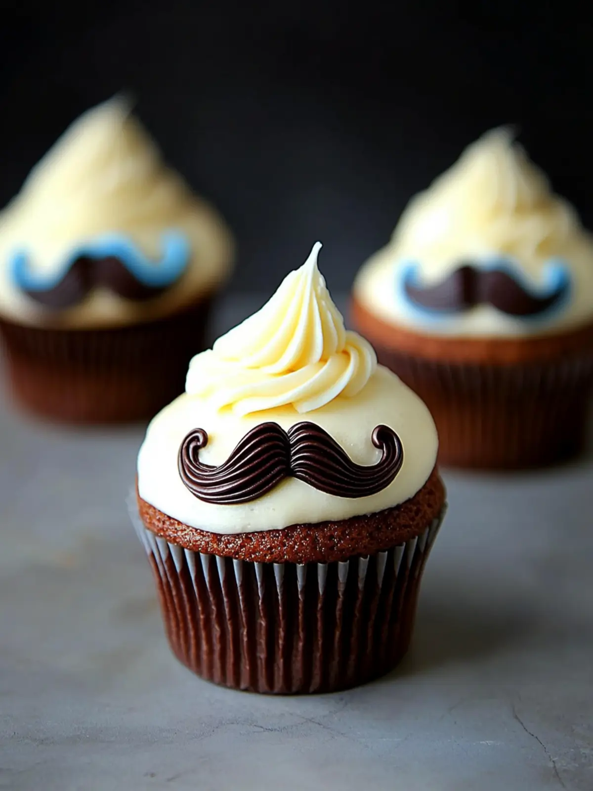 Mustache Cupcakes: Fun Family Treats for Any Celebration 5 Mustache Cupcakes