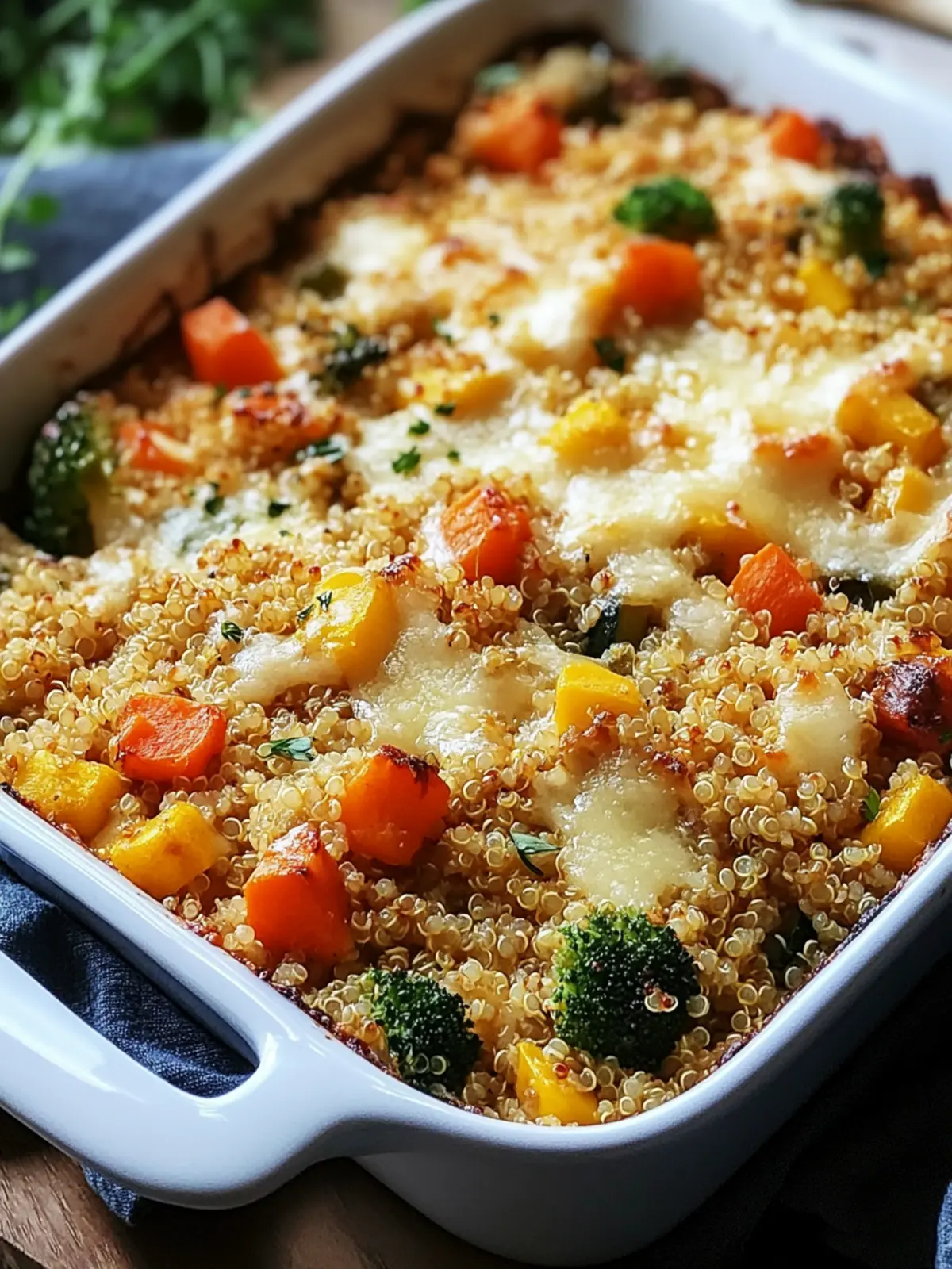 Cheesy Veggie Quinoa Casserole for Easy Family Comfort 4 Cheesy Veggie Quinoa Casserole