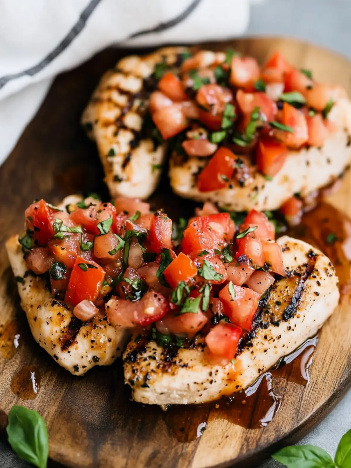 Juicy Bruschetta Chicken: Your 30-Minute Healthy Dinner Delight 3 Bruschetta Chicken