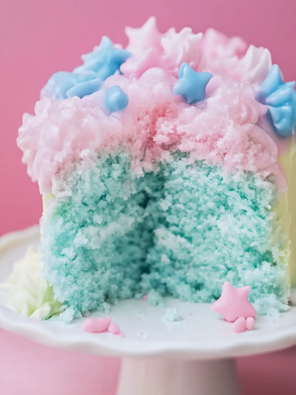 Cotton Candy Cake