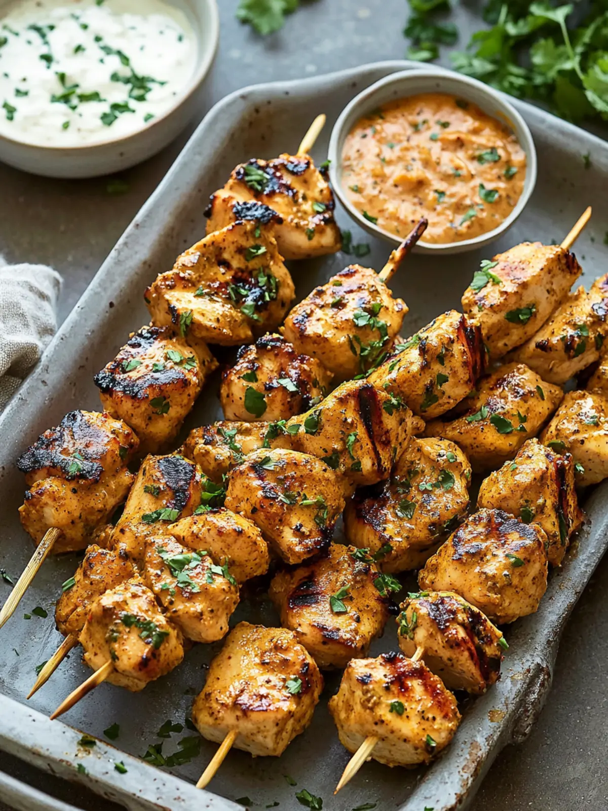 Cowboy Butter Chicken Skewers