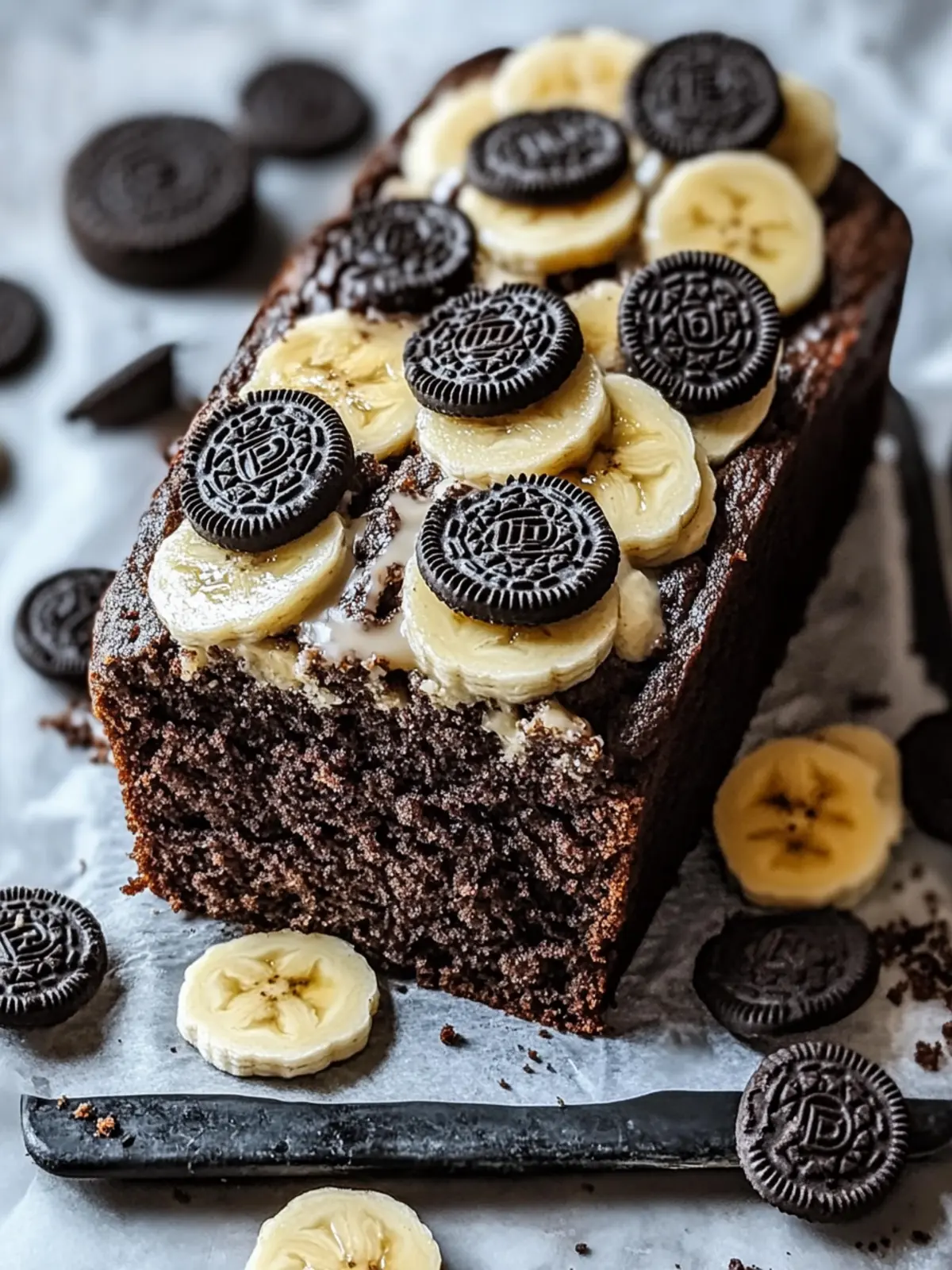 Oreo Banana Bread