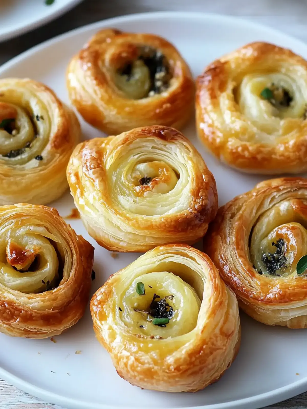 Savory Puff Pastry Pinwheels: Easy Spinach Artichoke Delight 3 Puff Pastry Pinwheels