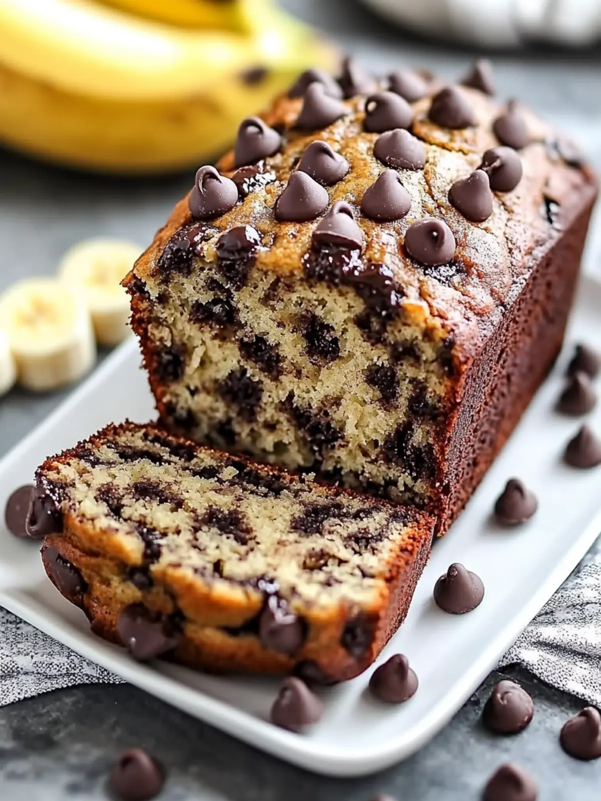 Moist Chocolate Chip Banana Bread that Everyone Will Love 3 Moist Chocolate Chip Banana Bread