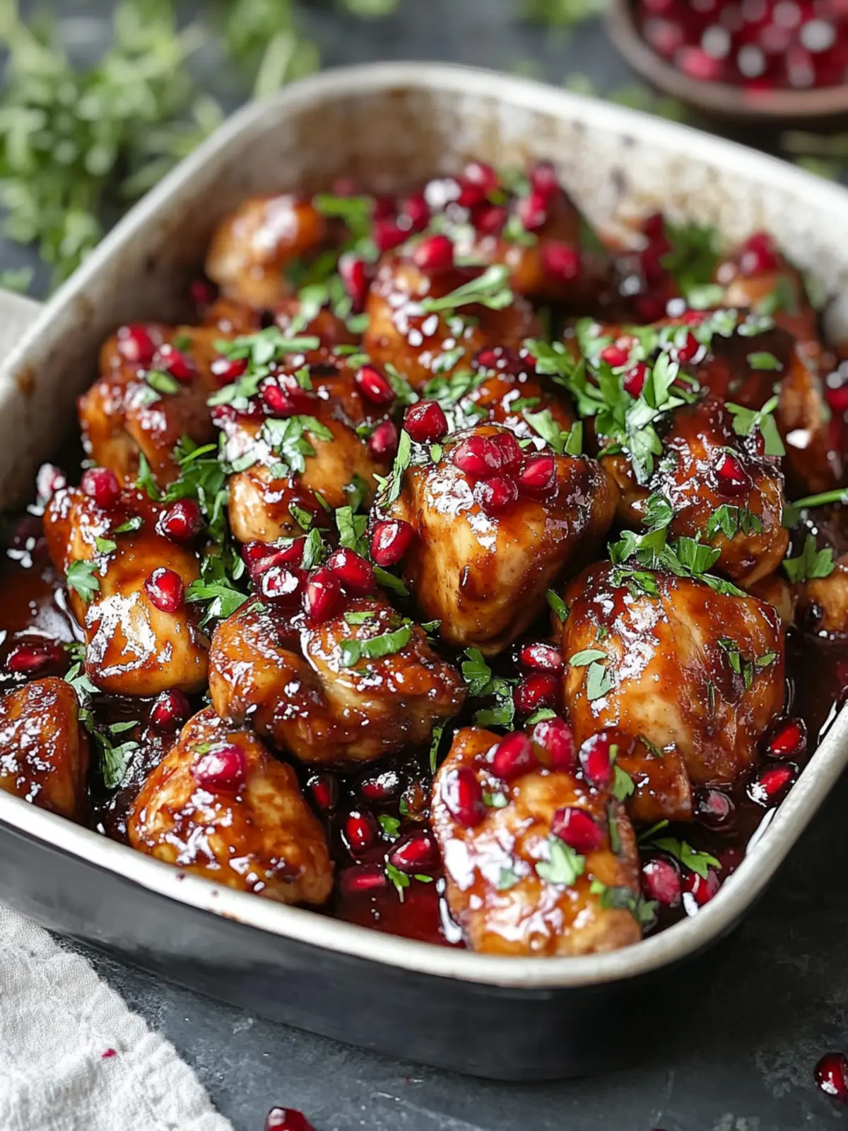 Sticky Pomegranate Chicken: A Flavorful Night In! 5 Sticky Pomegranate Chicken
