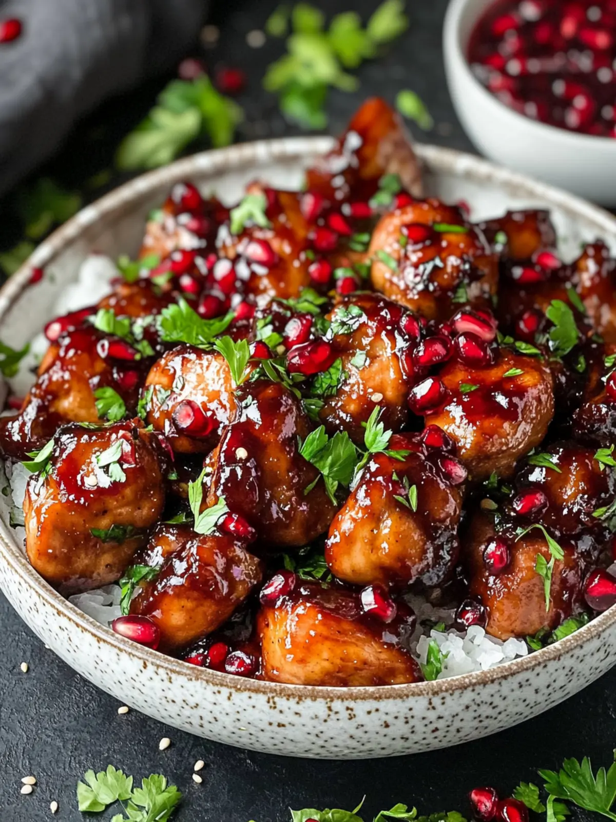 Sticky Pomegranate Chicken: A Flavorful Night In! 4 Sticky Pomegranate Chicken