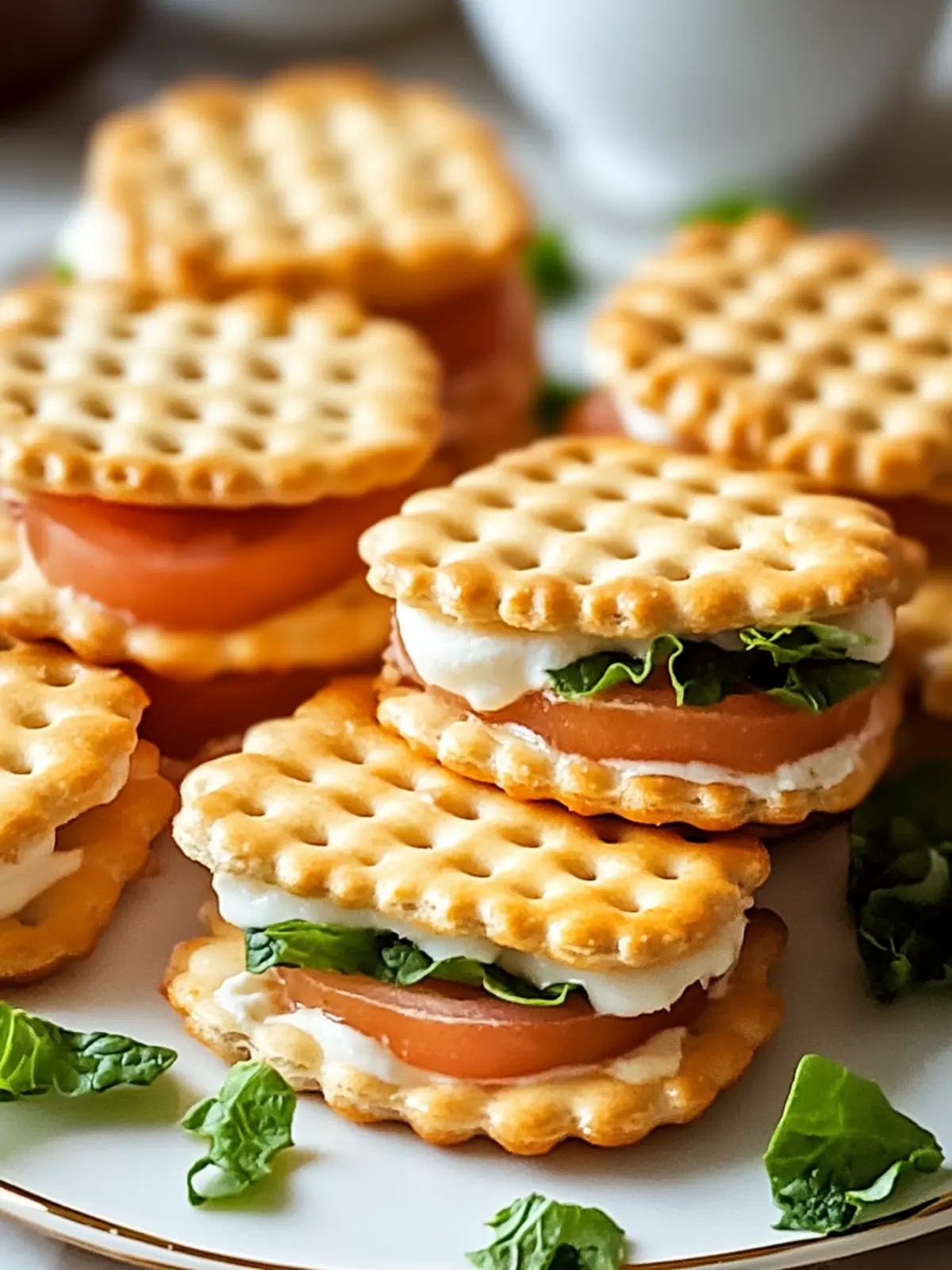 Ritz Cracker Party Sandwiches: Easy Bites for Any Celebration 3 Ritz Cracker Party Sandwiches