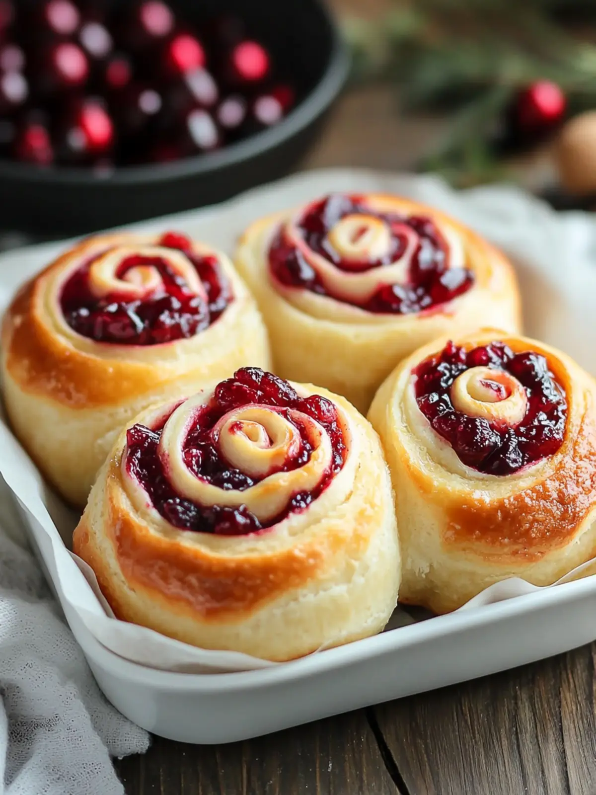 Cranberry Orange Sweet Rolls