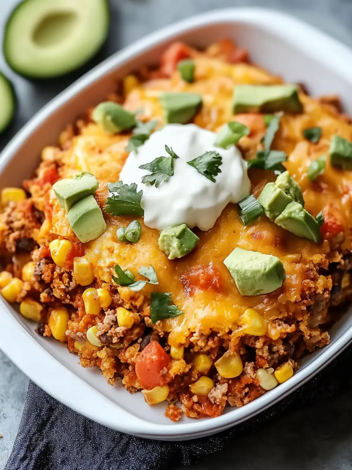 Cornbread Taco Bake