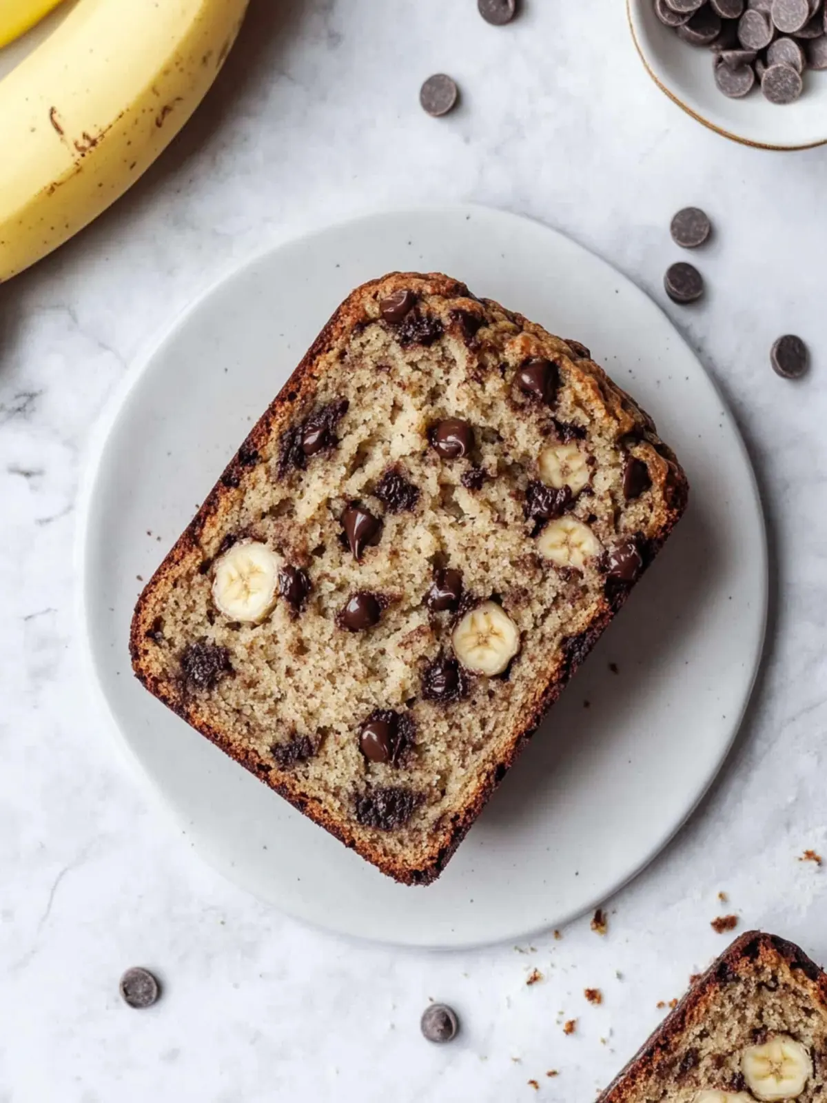 Vegan Chocolate Chip Banana Bread That's Amazingly Easy to Make 3 Vegan Chocolate Chip Banana Bread
