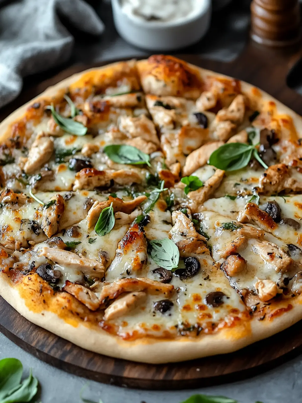 Savor Chicken Marsala Pizza for a Cozy Weeknight Feast 5 Chicken Marsala Pizza
