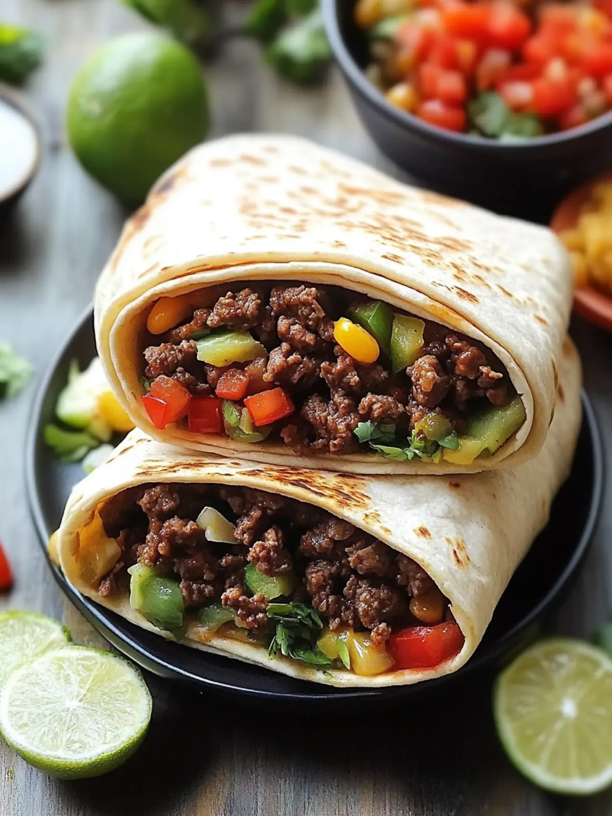 Savory Green Chile Beef Burritos for Cozy Weeknight Meals 5 Green Chile Beef Burritos