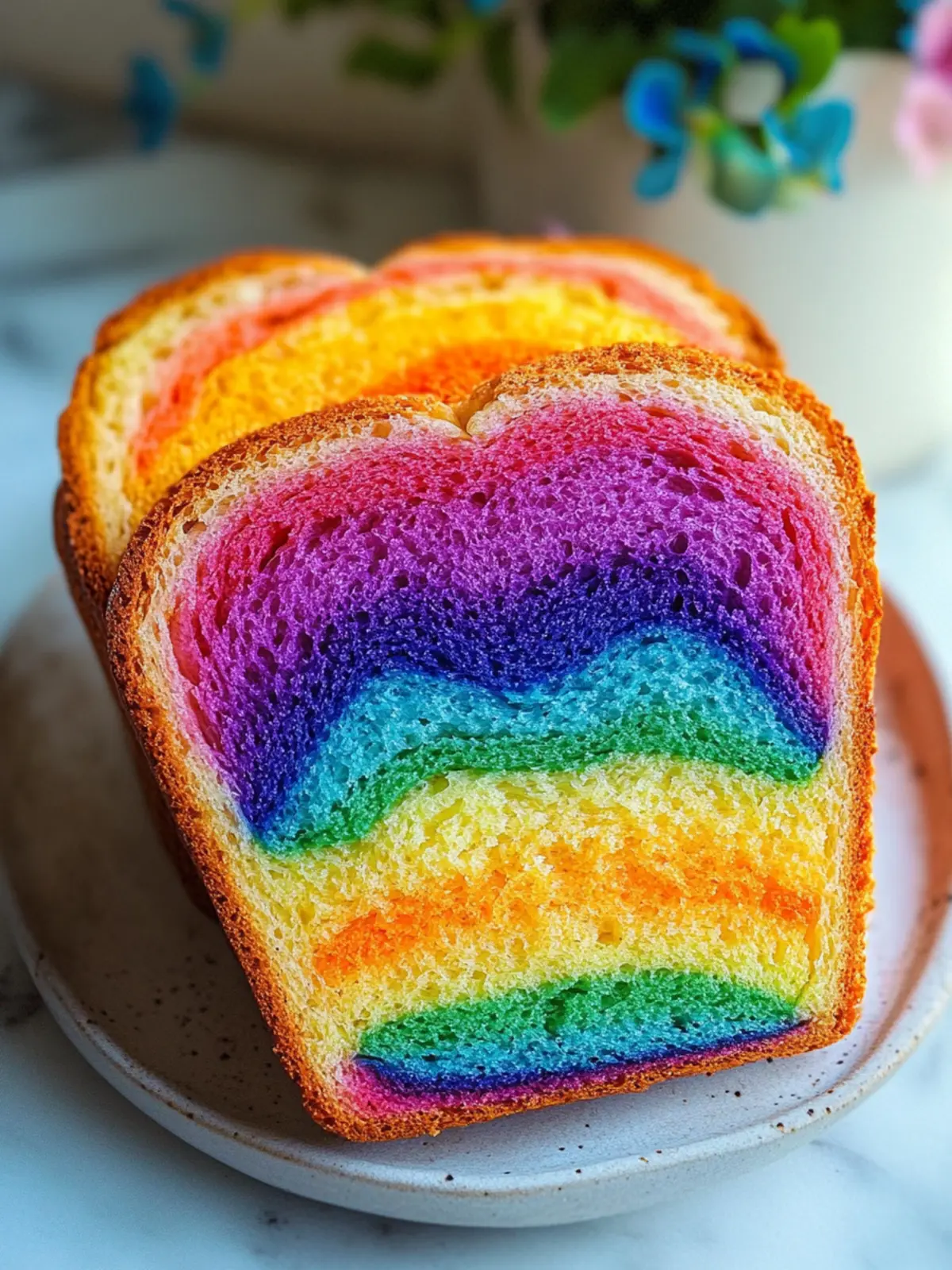 Colorful Rainbow Bread: A Fun, Flavorful Twist for Your Table 4 Rainbow Bread