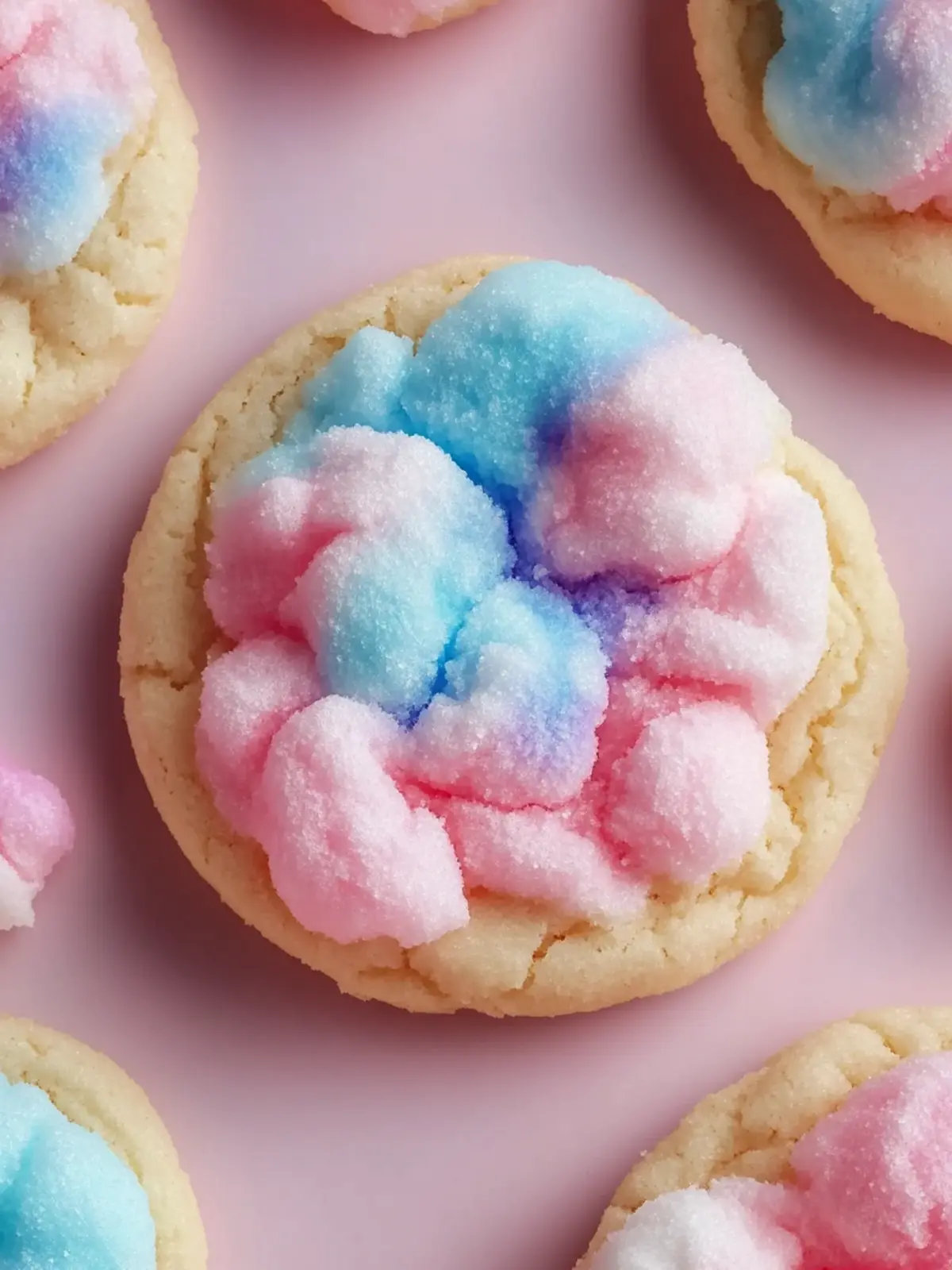 Delicious Cotton Candy Cookies for a Sweet Nostalgia Trip 2 Cotton Candy Cookies