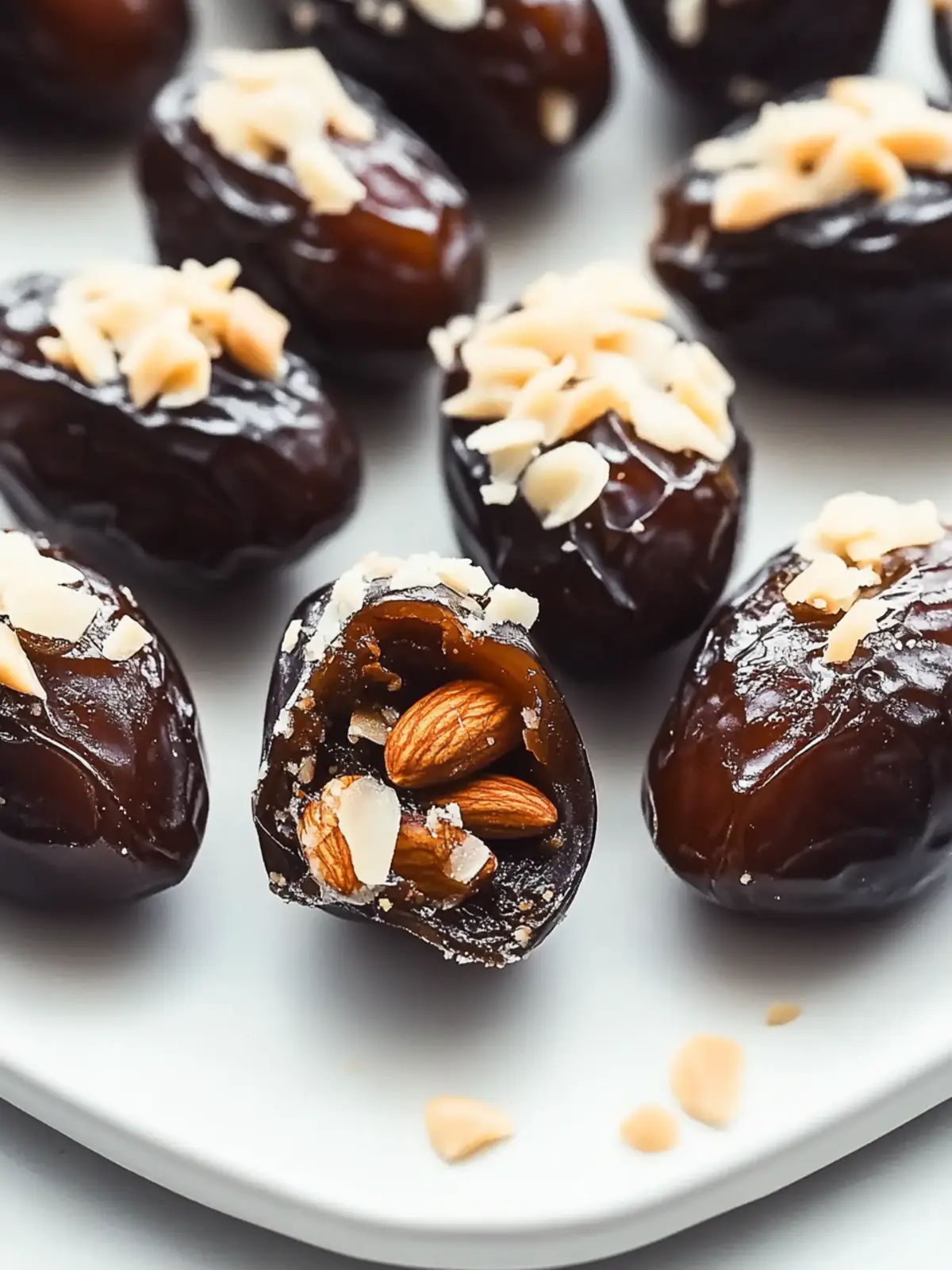 Almond Joy Stuffed Dates: A Healthy Sweet Treat You’ll Love 5 Almond Joy Stuffed Dates