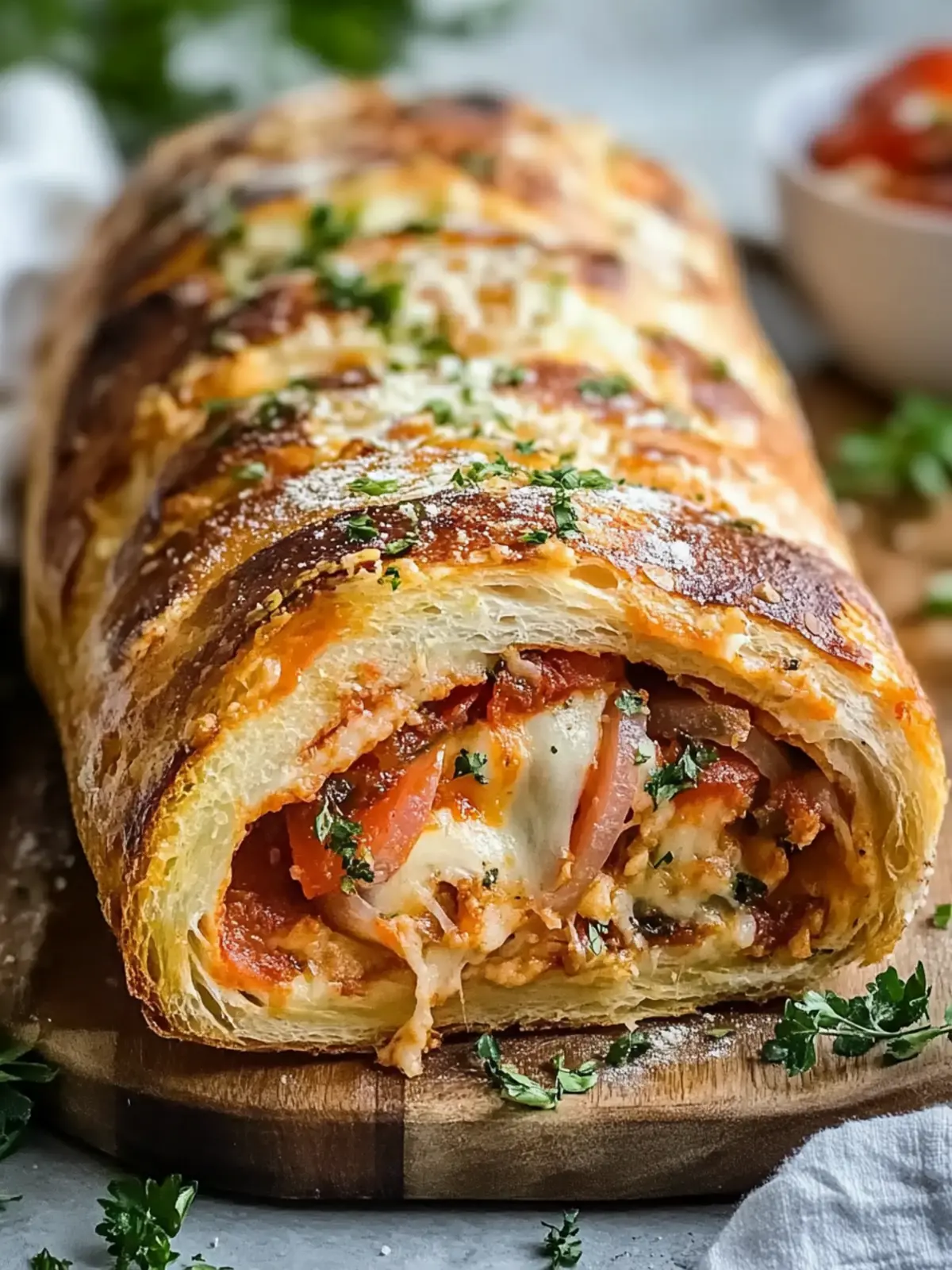 Savory Stromboli Stuffed Bread: A Family Favorite Delight 4 Stromboli Stuffed Bread