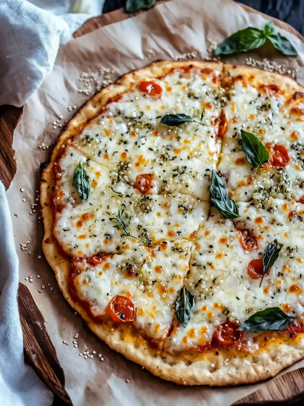 Crispy Quinoa Flatbread Pizza Crust for Guilt-Free Indulgence 5 Quinoa Flatbread Pizza Crust