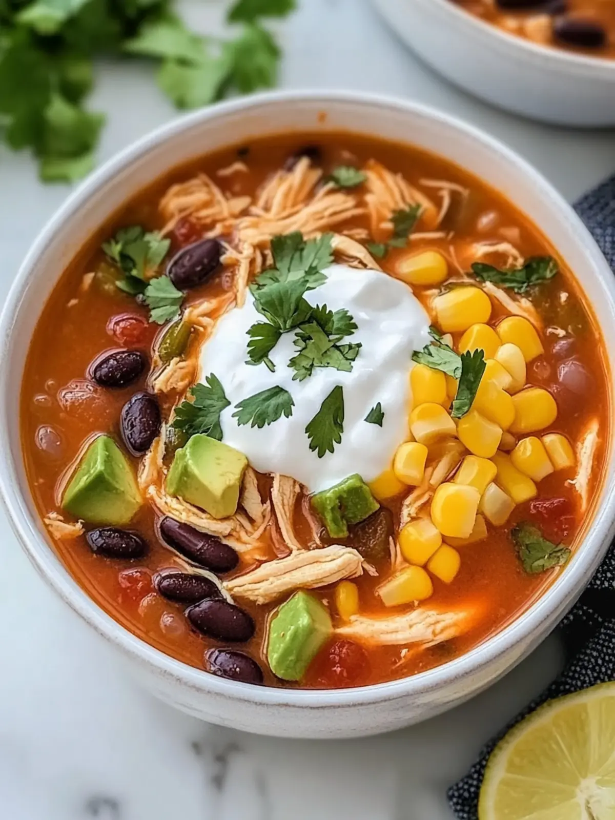 Low-Carb Chicken Taco Soup: A Cozy, Guilt-Free Delight 5 Chicken Taco Soup