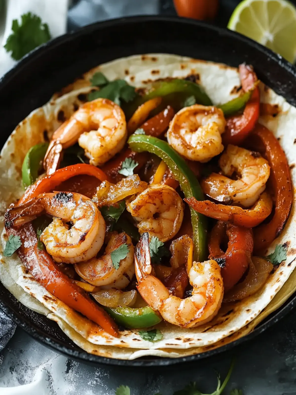 Delicious Shrimp Fajitas Ready in Just 25 Minutes 3 Shrimp Fajitas
