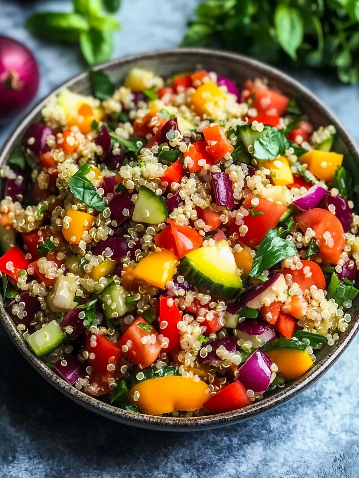 Vibrant Rainbow Quinoa Salad for a Fresh Meal Prep Boost 3 Rainbow Quinoa Salad