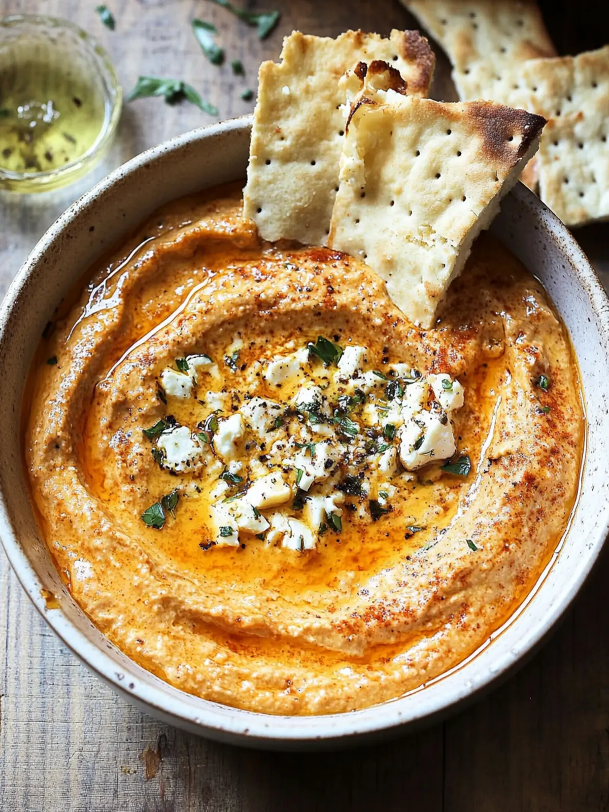 Irresistible Roasted Pepper Feta Dip That's Perfect for Parties 2 Roasted Pepper Feta Dip