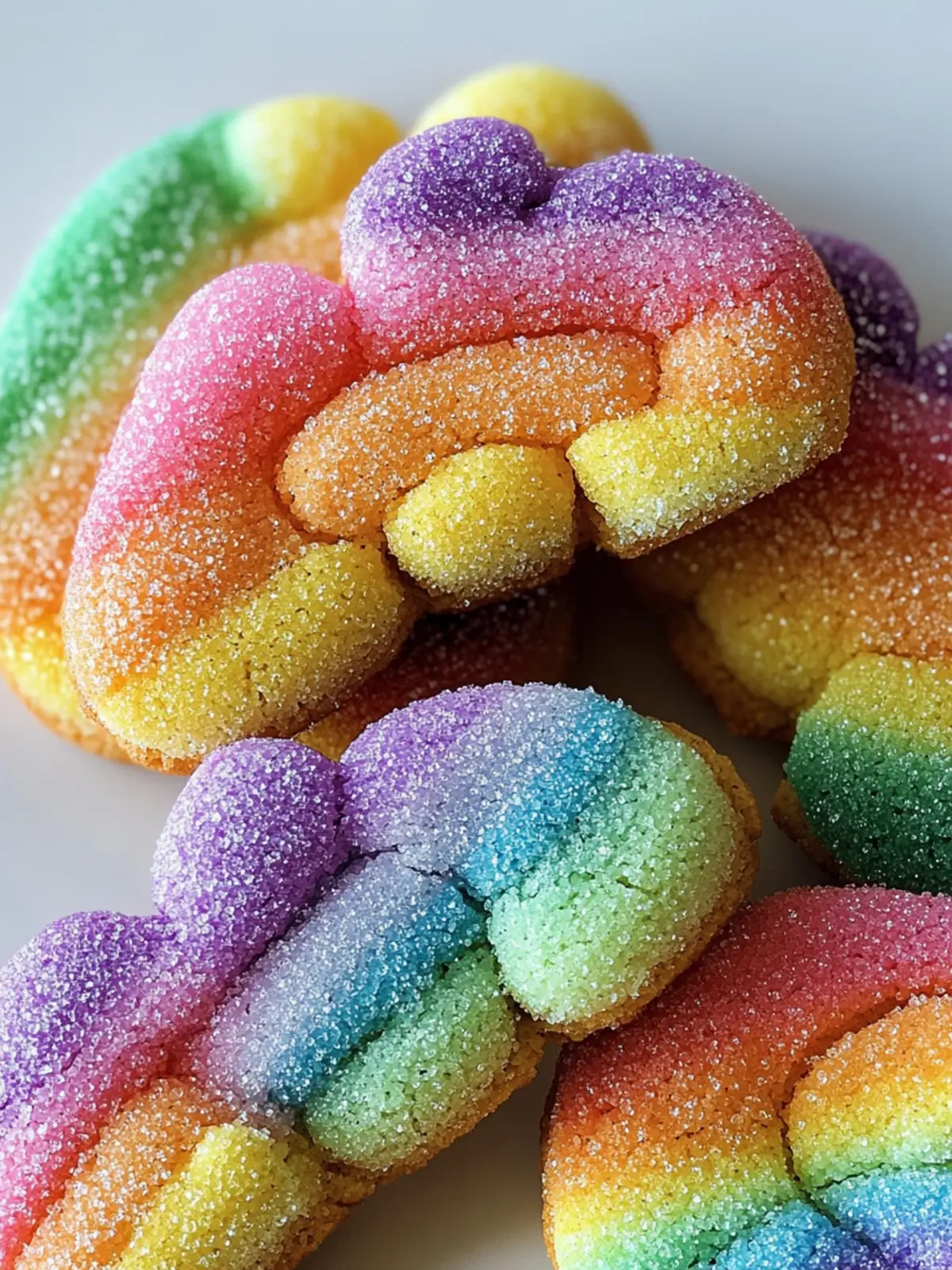 Rainbow Sugar Cookies That Will Brighten Your Day 4 Rainbow Sugar Cookies