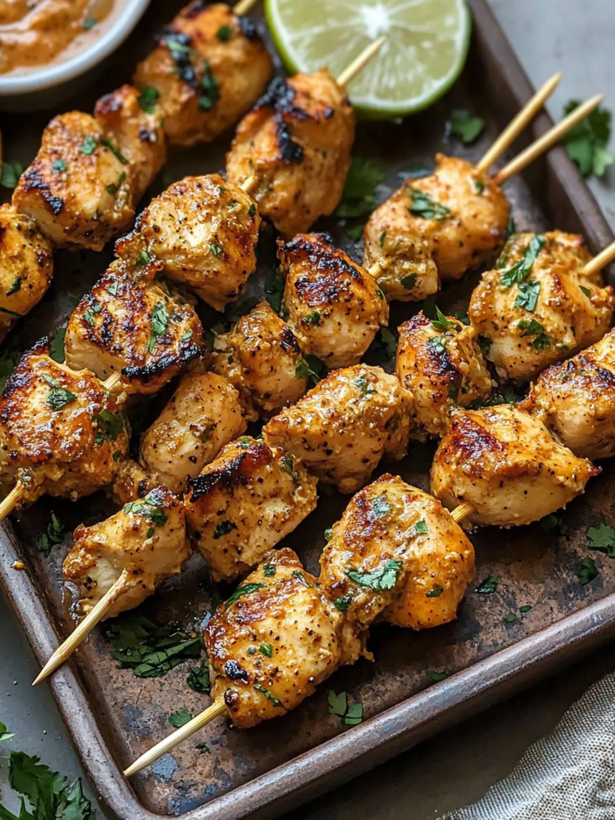 Cowboy Butter Chicken Skewers