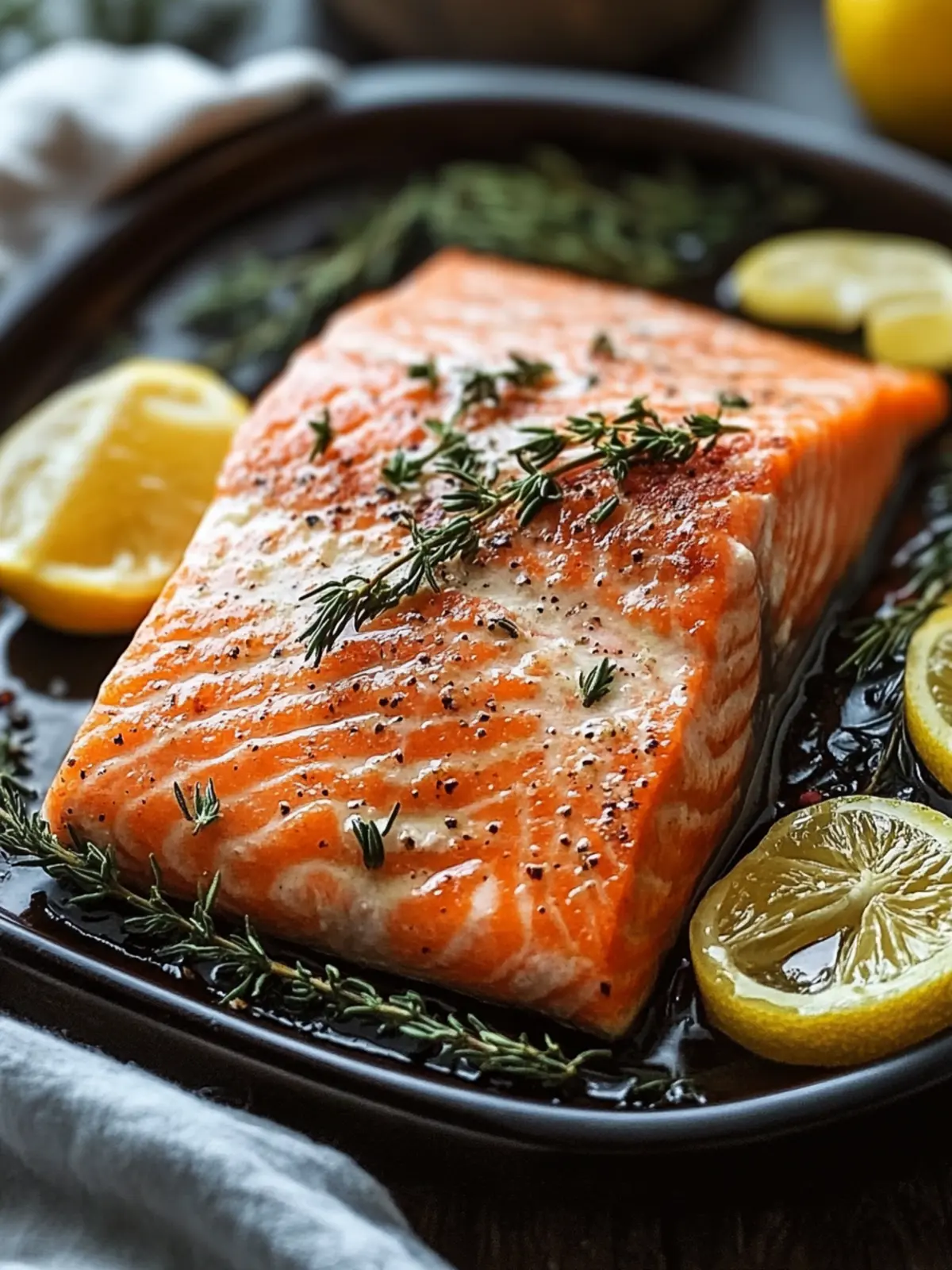 Irresistible Baked Coho Salmon with Zesty Garlic Lemon