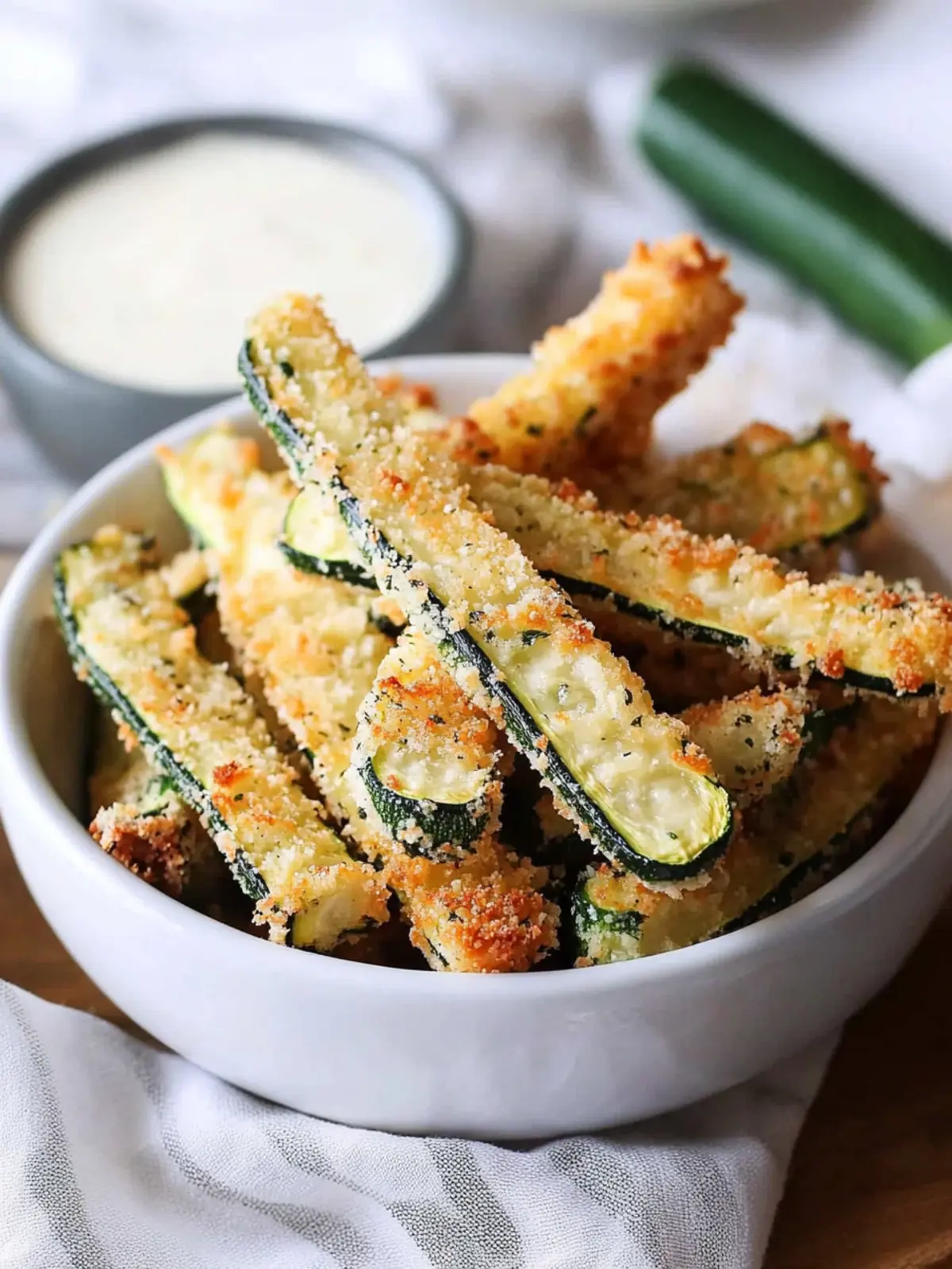Baked Parmesan Zucchini Fries