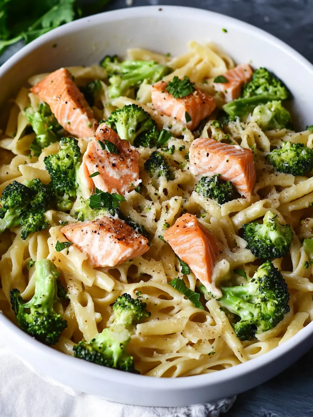 Creamy Salmon and Broccoli Pasta for Effortless Weeknight Dinners 3 Salmon and Broccoli Pasta
