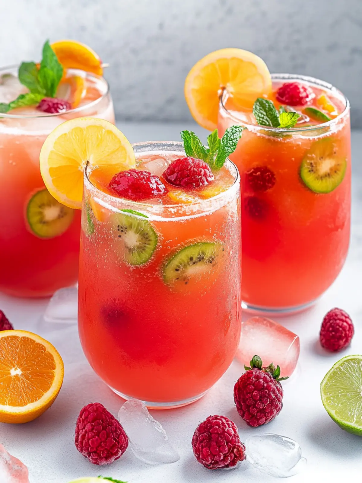 Refreshing Fruit Punch Mocktail for Ultimate Summer Vibes 3 Fruit Punch Mocktail