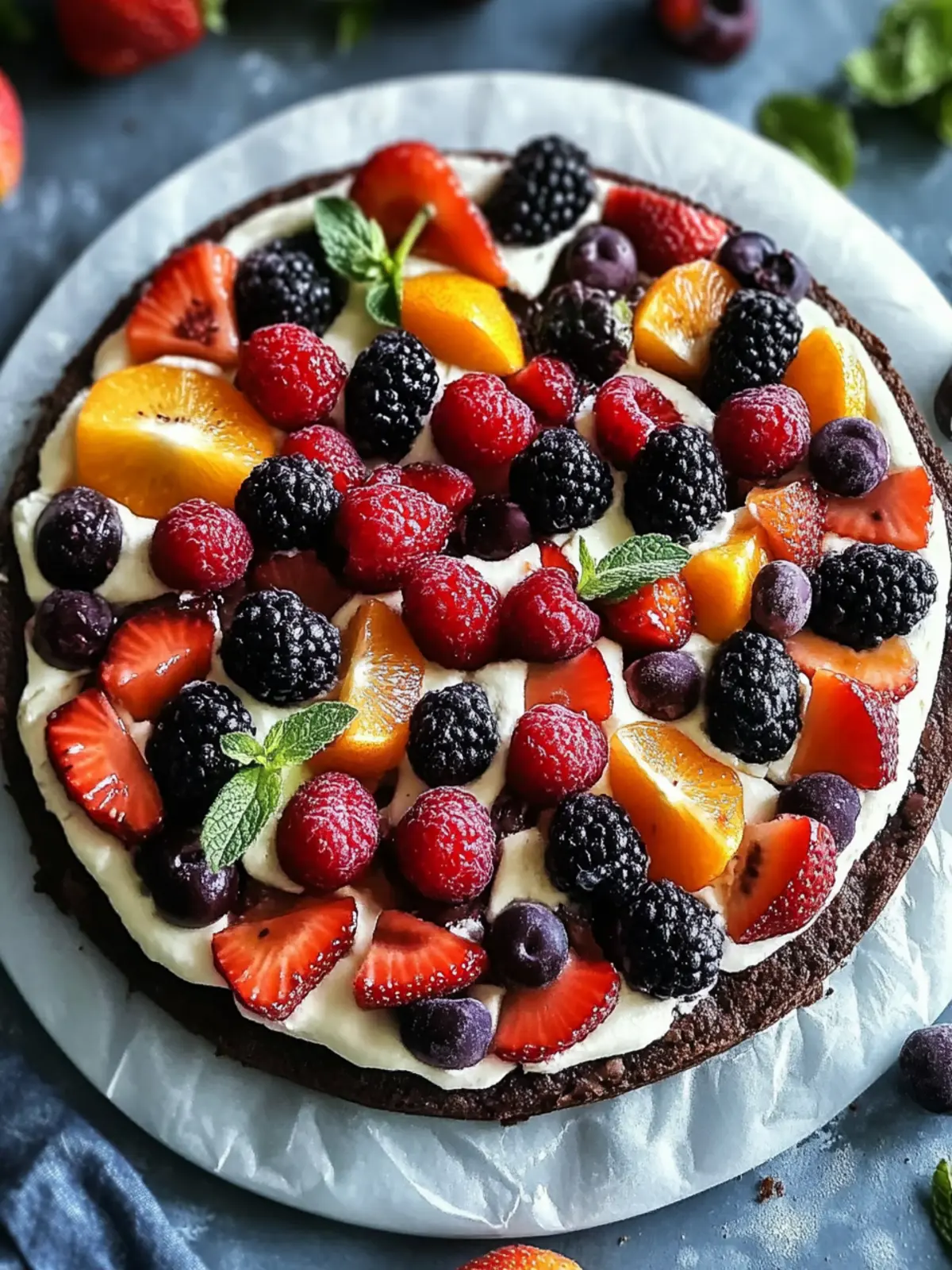 Brownie Fruit Pizza: A Fun, Colorful Dessert for Everyone 3 Brownie Fruit Pizza