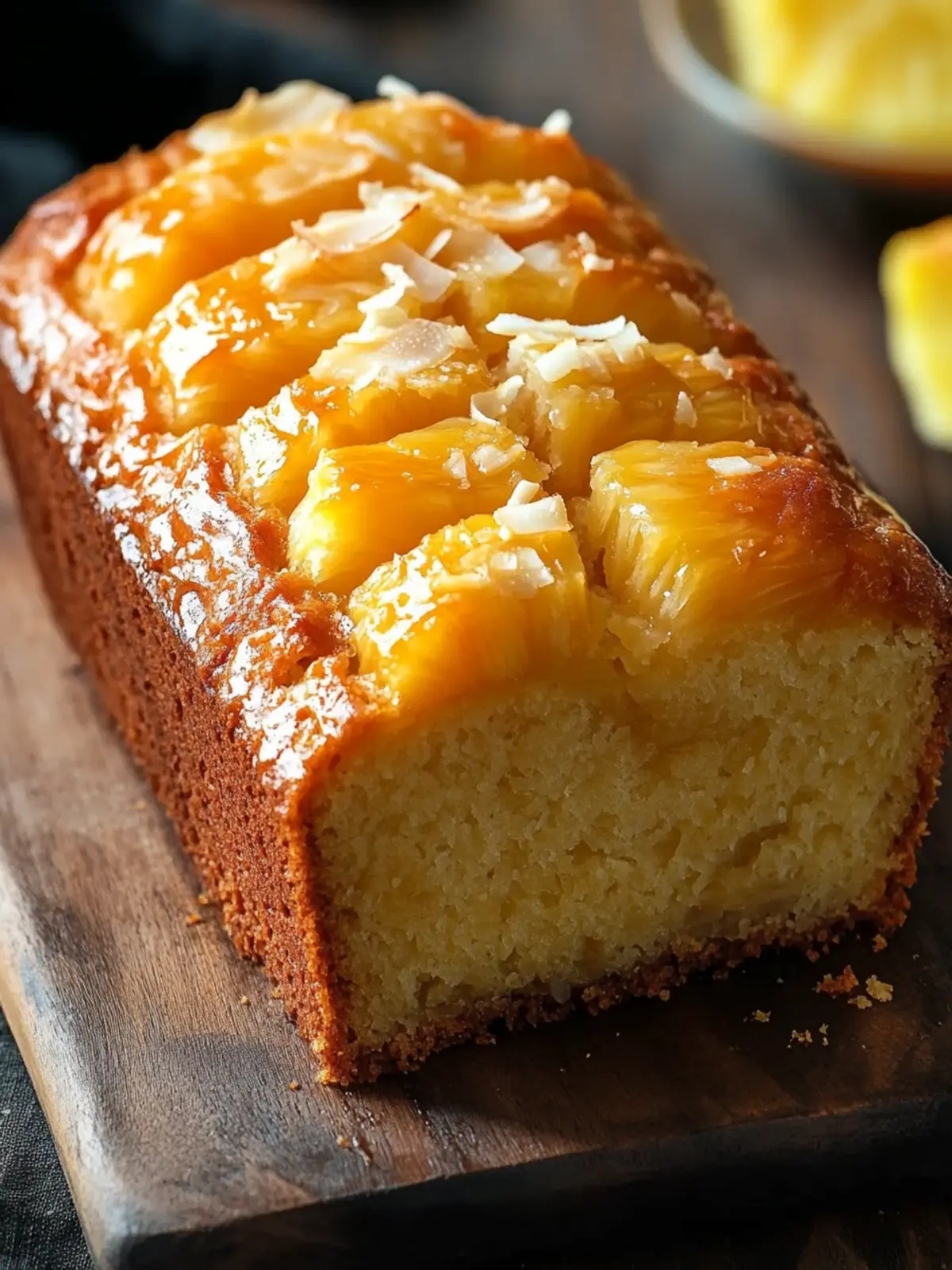 Moist Pineapple Coconut Loaf Bread for a Tropical Escape 2 Moist Pineapple Coconut Loaf Bread