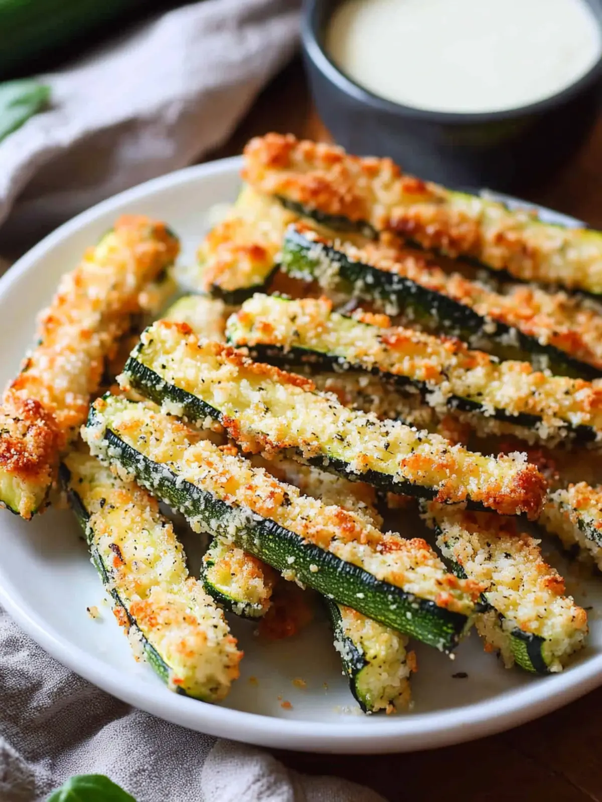 Baked Parmesan Zucchini Fries