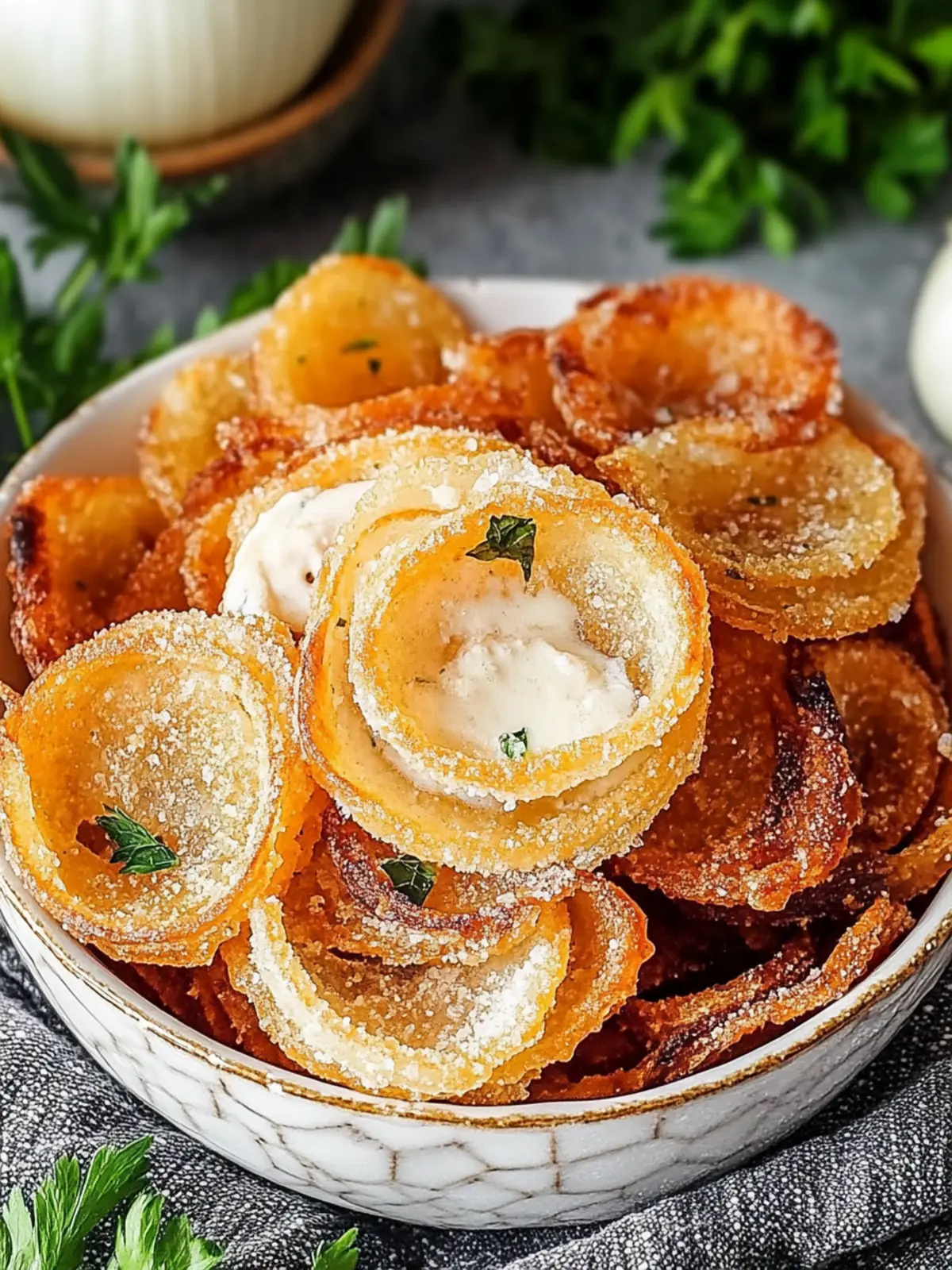 Crispy Onion Ring Chips: Your New Favorite Low-Carb Snack 2 Crispy Onion Ring Chips