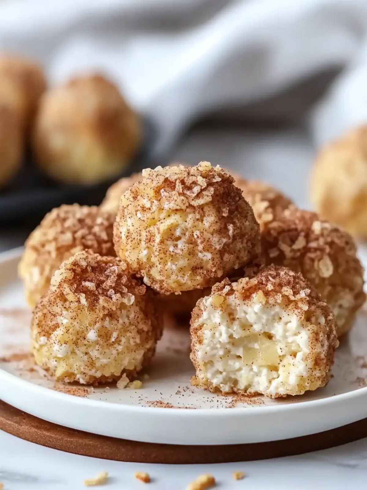 Cinnamon Apple Cottage Cheese Bites