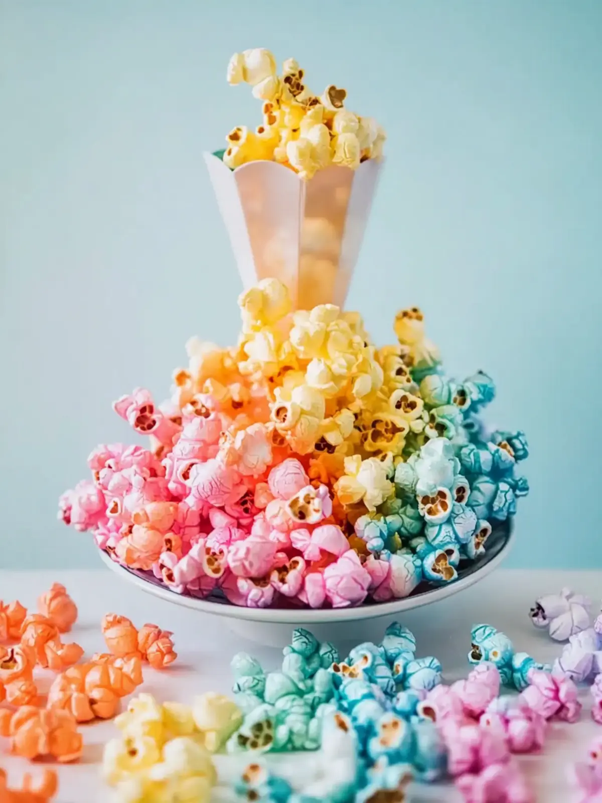 Colorful Rainbow Popcorn: A Fun Treat for Any Celebration 2 Rainbow Popcorn