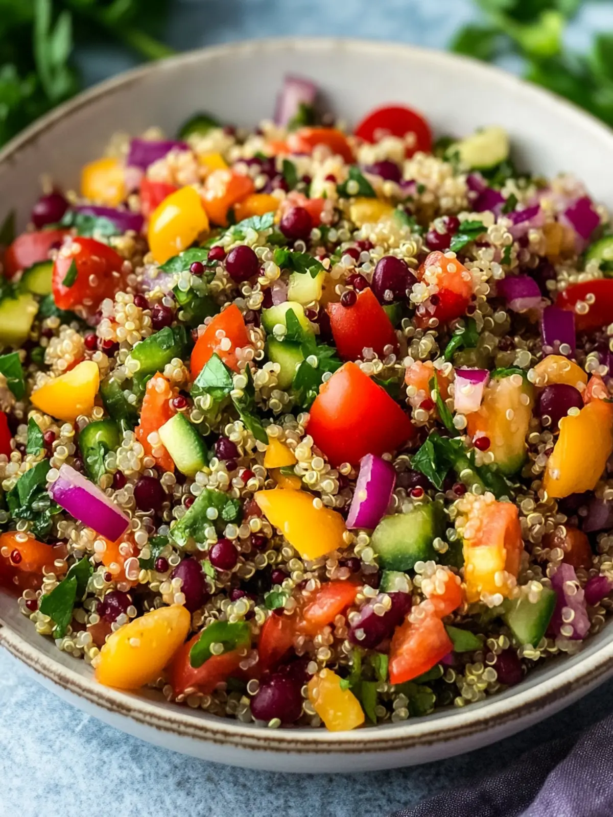 Vibrant Rainbow Quinoa Salad for a Fresh Meal Prep Boost 4 Rainbow Quinoa Salad