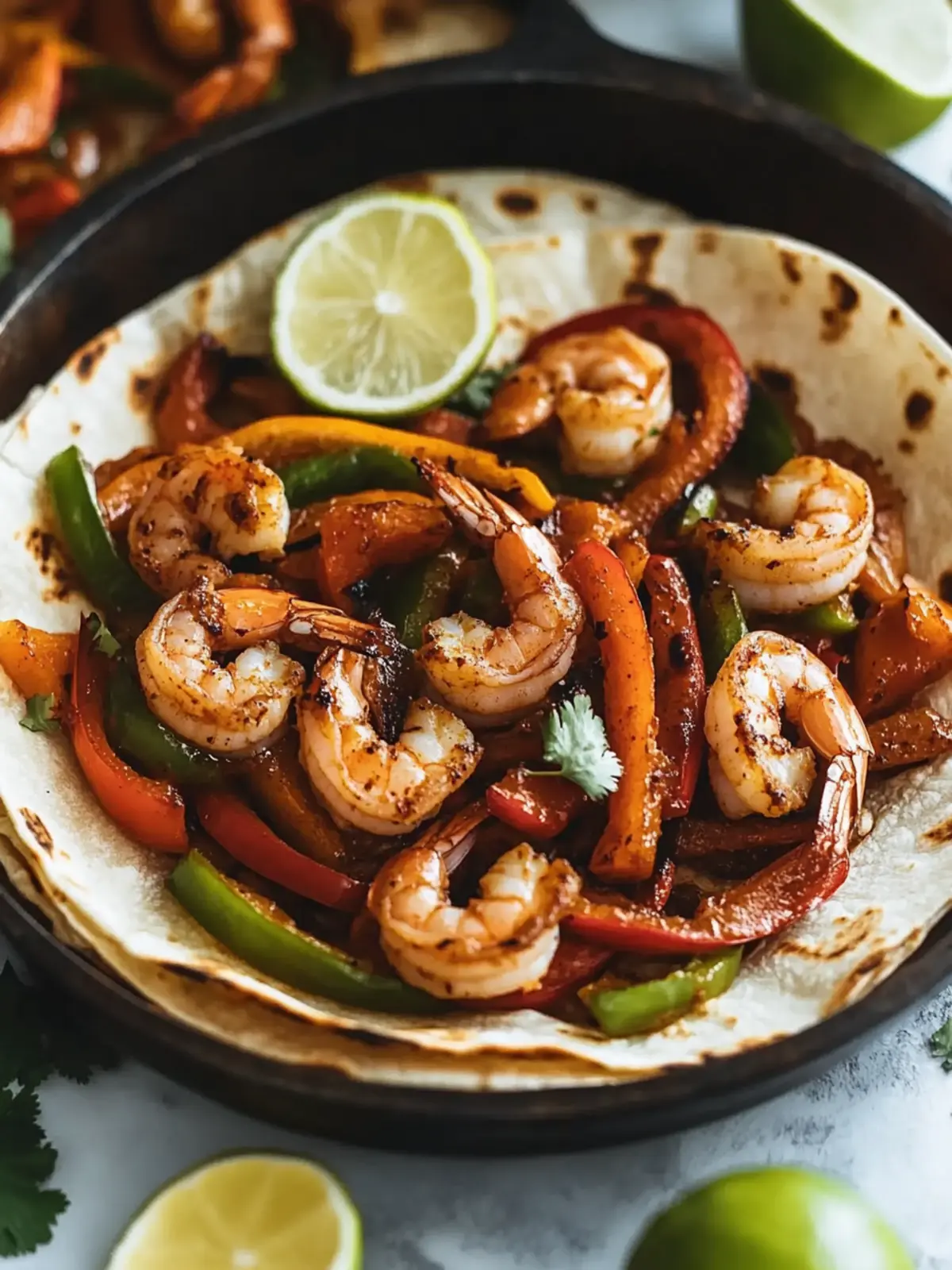 Delicious Shrimp Fajitas Ready in Just 25 Minutes 2 Shrimp Fajitas
