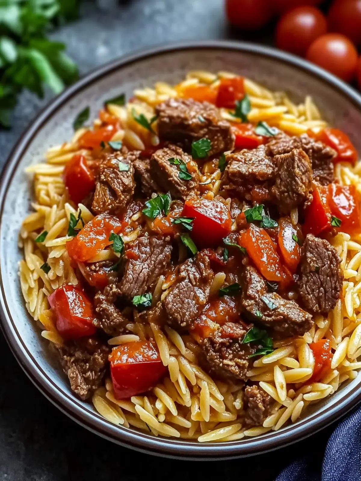 Savory Beef Giouvetsi: Comforting Greek Beef Orzo Delight 5 Beef Giouvetsi (Greek Beef Orzo Pasta)